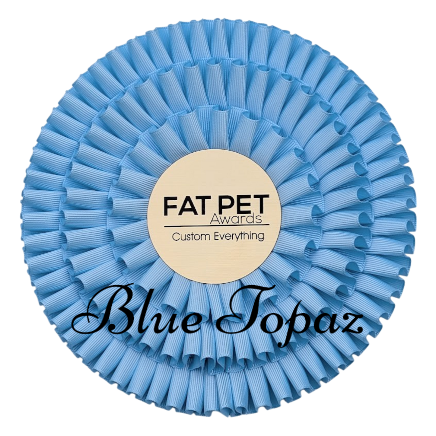 Triple Pleat Rosette Head