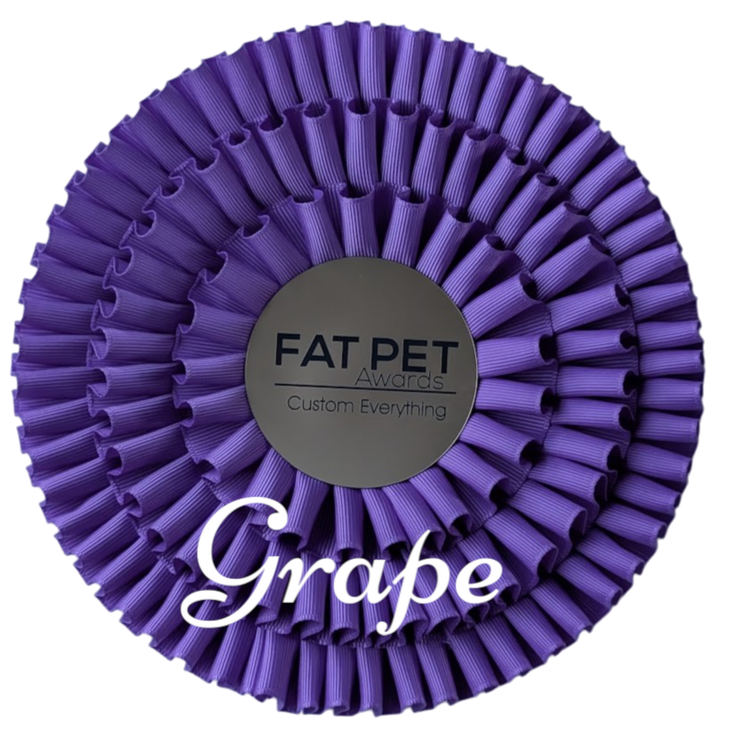 Triple Pleat Rosette Head