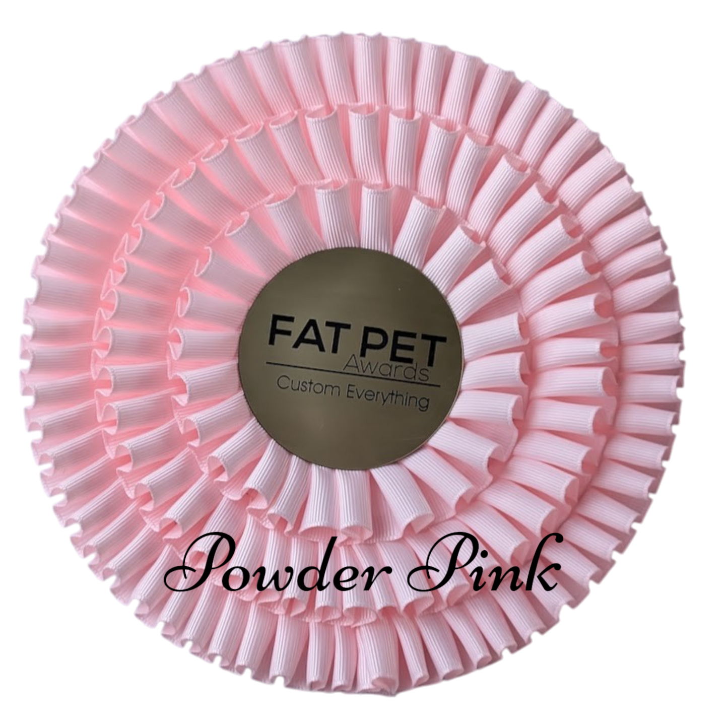 Triple Pleat Rosette Head
