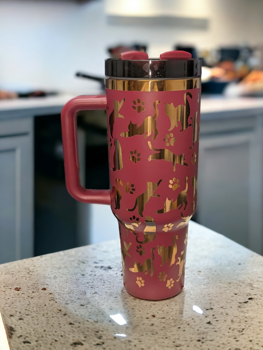 42 oz Copper Cat Mug