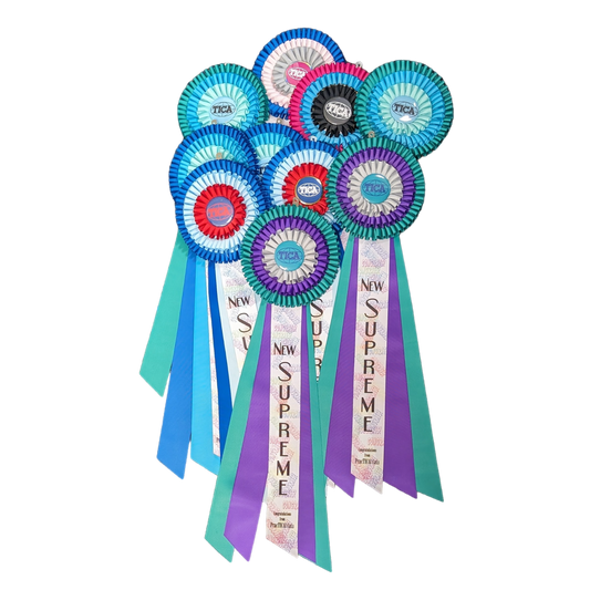 Supreme Rosettes for TICA Supreme Grand Champions